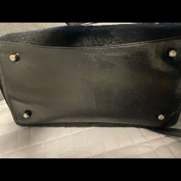 ****Authentic*** Coach Rabbit or Racoon Fur Hand Bag - Picture 9 of 10